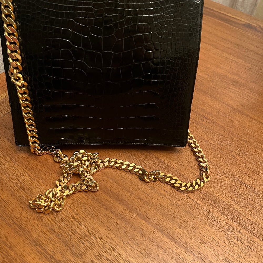 Dietsch crocodile vintage, 1940 purse